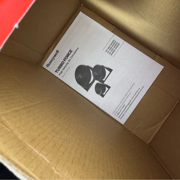 Honeywell fan 30ft turbo force black 3 speeds pivots quiet air fan cool down - Picture 5 of 5